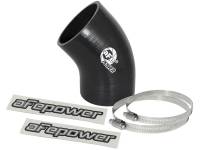 aFe 59-00055 aFe Magnum FORCE CAI Univ. Silicone Coupling Kit (3in. ID / 6in. L / 45-Deg.) Elbow Coupler - Black