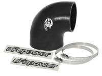 aFe 59-00072 aFe Magnum FORCE CAI Univ. Silicone Coupling Kit (3.5in. ID to 3in. ID) 90Deg. Elbow Reducer - Black