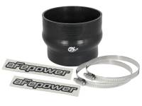 aFe 59-00077 aFe Magnum FORCE CAI Silicone Coupling Kit (4in. ID to 3.5in. ID) 2.75in L Straight Reducer - Black