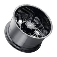 Weld W11700017475 Weld Off-Road W117 20X10 Fulcrum 8X170 ET-18 BS4.75 Gloss Black MIL 125.1