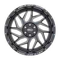 Weld - Weld W11700070475 Weld Off-Road W117 20X10 Fulcrum 5X139.7 5X150 ET-18 BS4.75 Gloss Black MIL 110.2 - Image 2