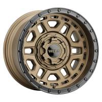 Weld W12000098600 Weld Off-Road Crux 20x10in / 6x135 BP / ET +13 / 106.1mm Bore - Satin Bronze/Satin Black Ring Wheel