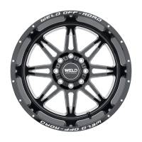 Weld W13200017475 Weld Cheyenne W132 Series 20x10 / 8x170 BP / -18 Offset / 4.75 BS / 125.1 Bore - Gloss Black MIL