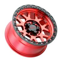 Weld W13379026450 Weld Off-Road W133 17X9 Cinch 5X114.3 5X127 ET-12 BS4.50 Candy Red / Satin Black Ring 78.1
