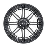 Weld W14522098475 Weld Off-Road W145 22X12 Cascade 6X135 6X139.7 ET-44 BS4.75 Gloss Black MIL 106.1