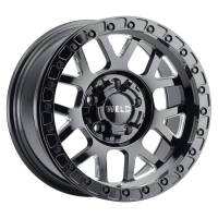 Weld W90270057450 Weld Off-Road W902 17X10 Cinch Beadlock 5X127 5X139.7 ET-24 BS4.50 Gloss BLK MIL / BLK Ring 87.1