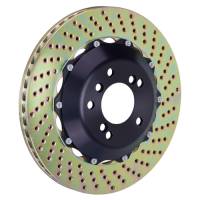 Brembo 201.6001A Brembo 03-12 DB9/06-11 V8 Vantage Rear 2-Piece Discs 328x28 2pc Rotor Drilled