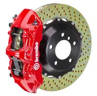 Brembo 2B1.9002A2 Brembo 08-09 H2 Rear GT BBK 4 Piston Cast 2pc 380x32 2pc Rotor Drilled-Red
