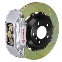 Brembo 2B2.7001A3 Brembo 89-93 348/94-99 F355 Rear GT BBK 4 Piston Cast 2pc 332x32 2pc Rotor Slotted Type-1-Silver