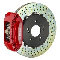 Brembo 2C1.6015A2 Brembo 00-02 RS4 Rear GT BBK 4 Piston Cast 2pc 328x28 2pc Rotor Drilled-Red