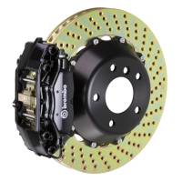 Brembo 2C1.8007A1 Brembo 99-04 996 Rear GT BBK 4 Piston Cast 2pc 345x28 2pc Rotor Drilled-Black