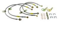Goodridge 20024 Goodridge 06-11 Honda Civic (Rear Disc Models) Stainless Steel Brake Line Kit