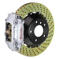 Brembo 2C1.8026A3 Brembo 06-08 Z4 M-Coupe/Roadster Rear GT BBK 4 Piston Cast 2pc 345x28 2pc Rotor Drilled-Silver