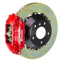 Brembo 2C2.8015A2 Brembo 03-09 E-Class (Excl 4MATIC/AMG) Rr GT BBK 4Pis Cast 2pc 345x28 2pc Rotor Slotted Type1-Red