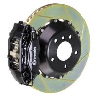 Brembo 2C2.8021A1 Brembo 06 330i Excl xDrive Rr GT BBK 4Pis Cast 2pc 345x28 2pc Rotor Slotted Type1-Black