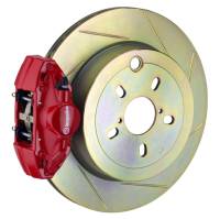 Brembo 2E5.4001A2 Brembo 92-98 318i/325i/328i Rear GT BBK 2 Piston Cast 2pc 294x19 1pc Rotor Slotted Type1-Red