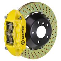 Brembo 2P1.8005A5 Brembo 00-03 Z8 (E52) Rear GT BBK 4 Piston Cast 345x28 2pc Rotor Drilled- Yellow