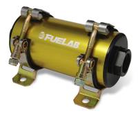 Fuelab 41403-5 Fuelab Prodigy High Flow Carb In-Line Fuel Pump - 1800 HP - Gold
