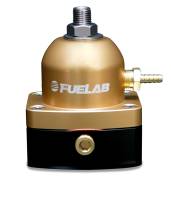 Fuelab 51502-5 Fuelab 515 EFI Adjustable FPR 25-90 PSI (2) -6AN In (1) -6AN Return - Gold