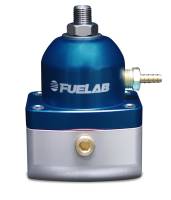 Fuelab 51505-3-L-L Fuelab 515 Carb Adjustable FPR Large Seat 1-3 PSI (2) -10AN In (1) -6AN Return - Blue