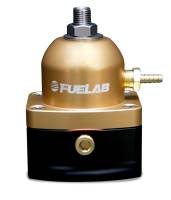Fuelab 51505-5-S-G Fuelab 515 EFI Adjustable FPR 90-125 PSI (2) -10AN In (1) -6AN Return - Gold