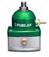 Fuelab 51505-6-L-T Fuelab 515 TBI Adjustable FPR Large Seat 10-25 PSI (2) -10AN In (1) -6AN Return - Green