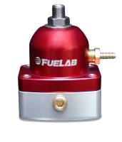 Fuelab 51506-2-S-G Fuelab 515 EFI Adjustable FPR 90-125 PSI (2) -6AN In (1) -6AN Return - Red