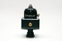 Fuelab 55504-1 Fuelab 555 High Pressure Adjustable FPR Blocking 25-65 PSI (1) -8AN In (2) -8AN Out - Black