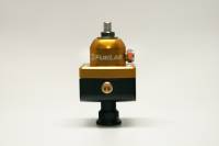 Fuelab 57501-5 Fuelab 575 Carb Adjustable Mini FPR Blocking 4-12 PSI (1) -6AN In (2) -6AN Out - Gold