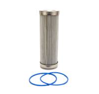 Fuelab 71814 Fuelab 6 Micron Stainless Steel Replacement Element - 6in w/2 O-Rings & Instructions