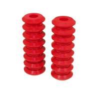 Prothane 19-1705 Prothane Universal Coil Spring Inserts - 10.5in High - Red