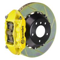 Brembo 2S2.9014A5 Brembo 15-18 M3 (CC Brake Eqpt) Rr GT BBK 4Pis Cast 380x28 2pc Rotor Slotted Type1-Yellow