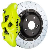 Brembo 2S3.9020A7 Brembo 19+ 330i Rear GT BBK 4 Piston Cast 380x28 2pc Rotor Slotted Type3-Fluo. Yellow