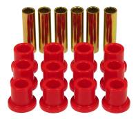 Prothane 6-1001 Prothane 57-72 Ford F100/F150 Rear Spring & Shackle Bushings - Red