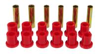 Prothane 6-1004 Prothane 73-79 Ford F100/150 4wd Rear Spring & Shackle Bushings - Red