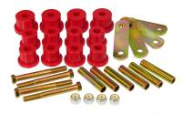 Prothane 7-1056 Prothane 62-67 Chevy Nova HD Spring & Shackles Bushings - Red