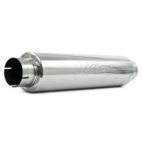 MBRP Exhaust pM1004S MBRP Universal Quiet Tone Muffler 4in Inlet/Outlet 24in Body 6in Dia 30in Overall T409