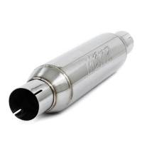 MBRP Exhaust pR1012 MBRP Universal Resonator 2.5in inlet/outlet 16in body 20in overall T304