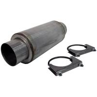 MBRP Exhaust pR2009 MBRP Universal Resonator 4 Inlet /Outlet 12 Body 18 Overall Aluminized
