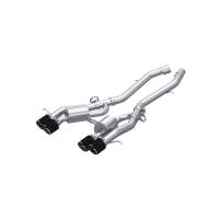 MBRP Exhaust pS45033CF MBRP 2021+ BMW M3/M4 3in Axle Back Dual Rear Exit w/ T304 SS Carbon Fiber Tips