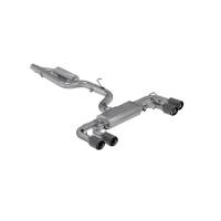 MBRP Exhaust pS46053CF MBRP 15-19 VW Golf R 3 in Cat Back w/ 4 in OD Quad Carbon Fiber Tips - T304
