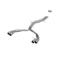 MBRP Exhaust pS4607304 MBRP 18-21 Audi S5 Coupe/S4 Sedan T304 SS 2.5in Cat-Back Quad Rear Exit Exhaust - SS Tips