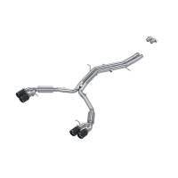 MBRP Exhaust pS46073CF MBRP 18-21 Audi S5 Coupe/S4 Sedan T304 SS 2.5in Cat-Back Quad Rear Exit Exhaust - Carbon Fiber Tips