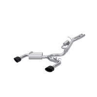 MBRP Exhaust pS46103BC MBRP 17-20 Audi RS3 2.5T T304 SS 3in Cat-Back Dual Split Rear w/ Oval Black Chrome Tips