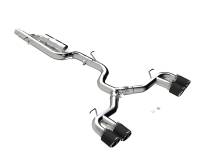 MBRP Exhaust pS46123CF MBRP 2022 Volkswagen Golf R MK8 3in Cat-Back Quad Rear w/ Carbon Fiber Tips Valve Delete Exhaust