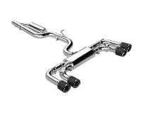 MBRP Exhaust pS46133CF MBRP 2022 Volkswagen Golf R MK8 T304 Stainless Steel 3in Cat-Back, Quad Rear Exit- Carbon Fiber Tip