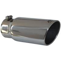 MBRP - MBRP Exhaust pT5051 MBRP Universal Tip 5 O.D. Angled Rolled End 4 inlet 12 length - Image 3