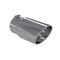 MBRP Exhaust pT5075 MBRP Universal Tip 6 O.D. Angled Rolled End 5 inlet 12 length