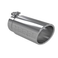 MBRP Exhaust pT5112 MBRP Universal Tip 4in O.D. Angled Rolled End 3.5in inlet 10 length