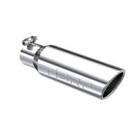 MBRP Exhaust pT5113 MBRP Universal Tip 3in O.D. Angled Rolled End 2 inlet 10 length